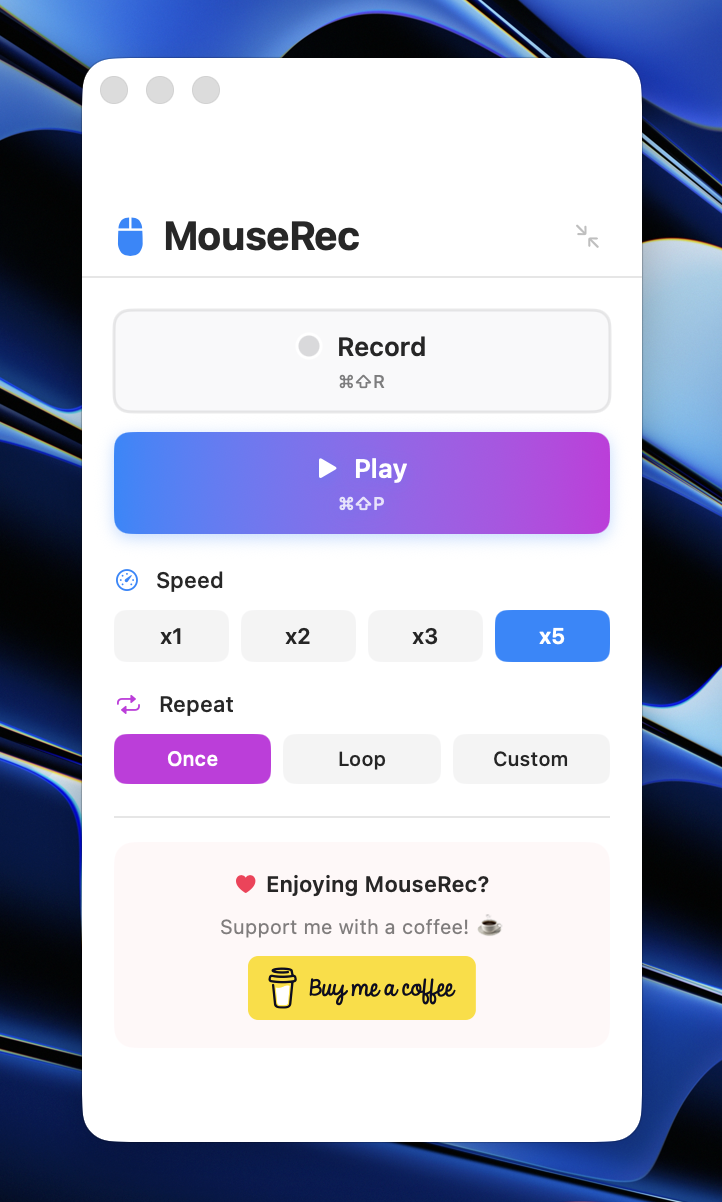 MouseRec Light Mode